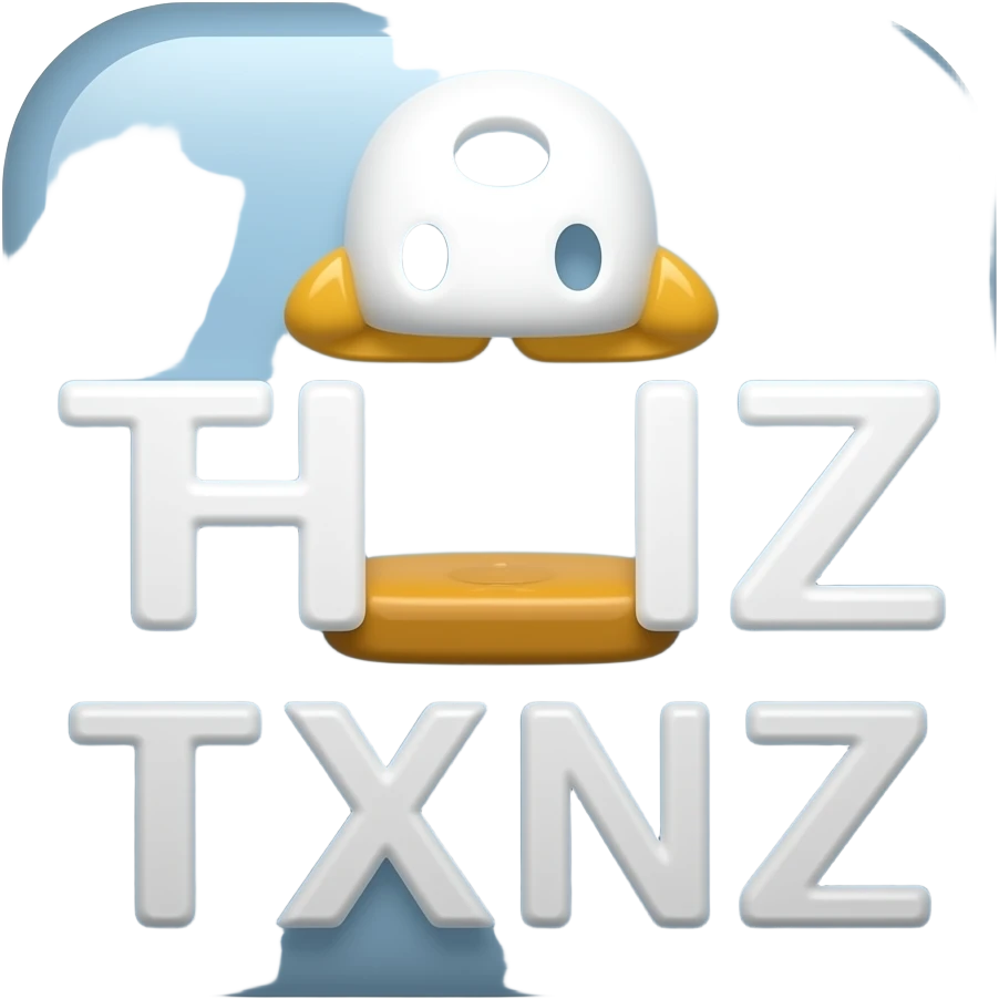 Create the letters TXNZ emoji