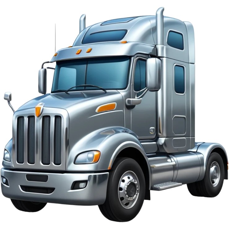Semi truck emoji