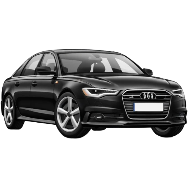 audi a6 black emoji