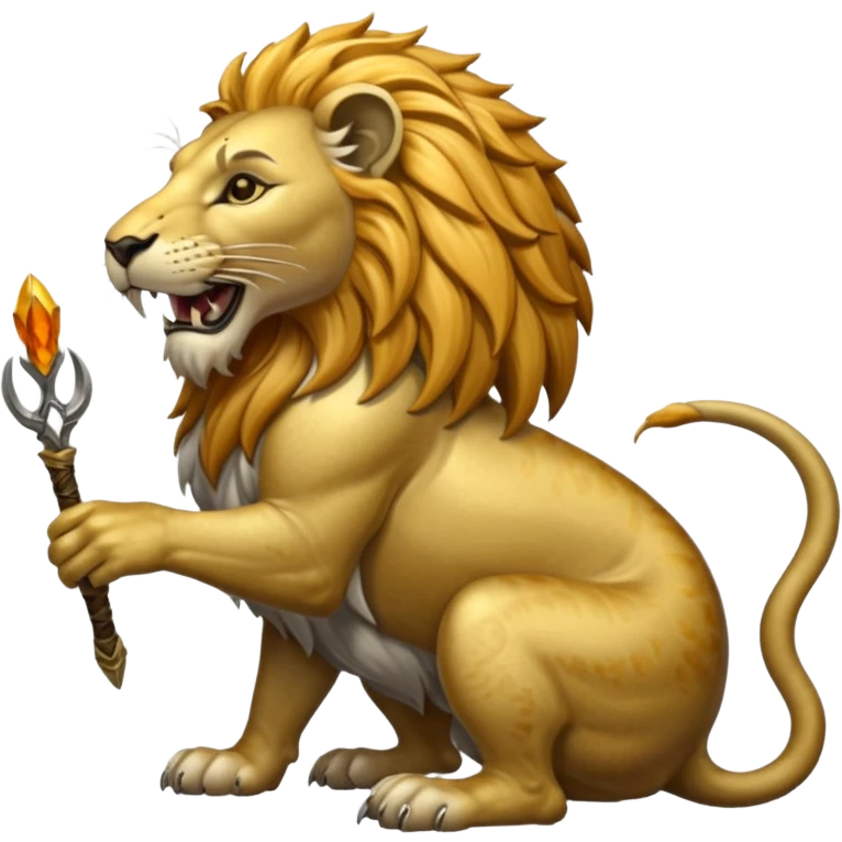 Elder Scrolls Online Lion eating its tail Ouroboro silver emoji