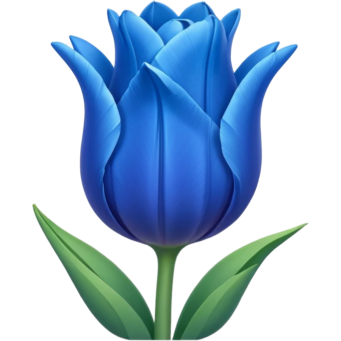 گل لاله آبی emoji