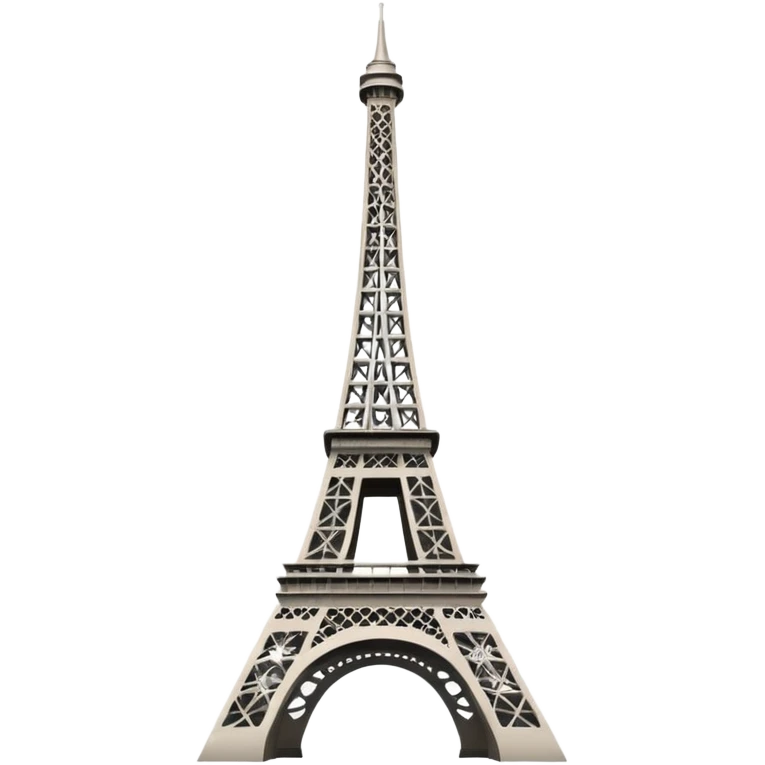 MENARA EIFFEL ICONIC BUILDING WITHOUT BACKGROUND emoji