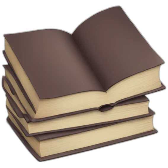 Book with a face and arms emoji