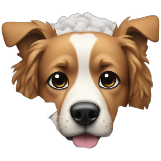 pile of powdered dog emoji