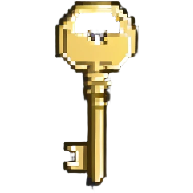 golden key treasure emoji