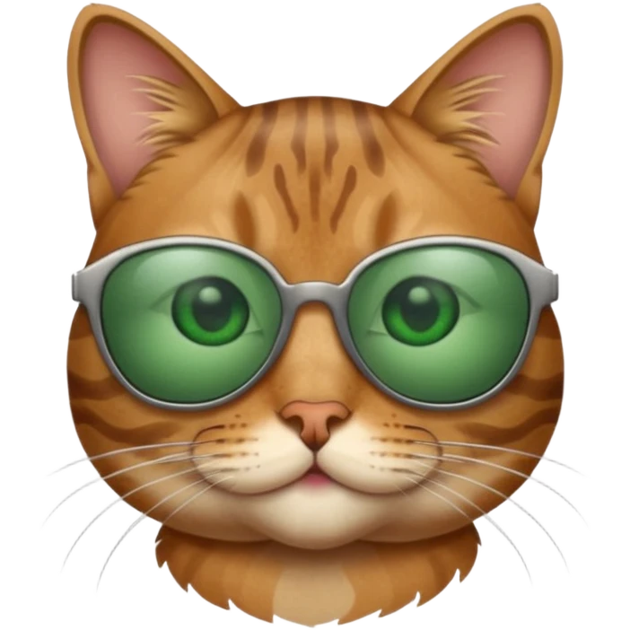 Cat wearing sunglasses emoji