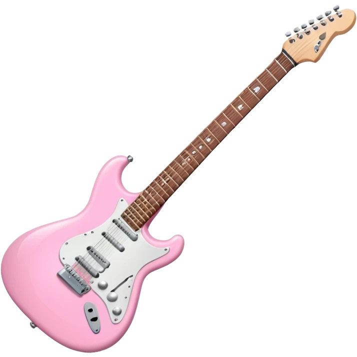 Baby Pink electric Guitar emoji