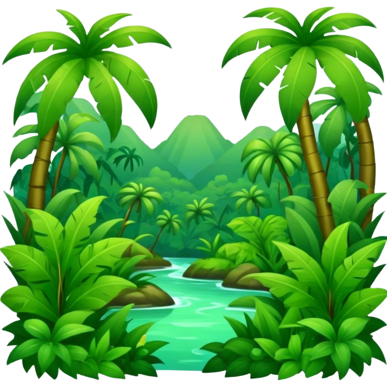 jungle emoji
