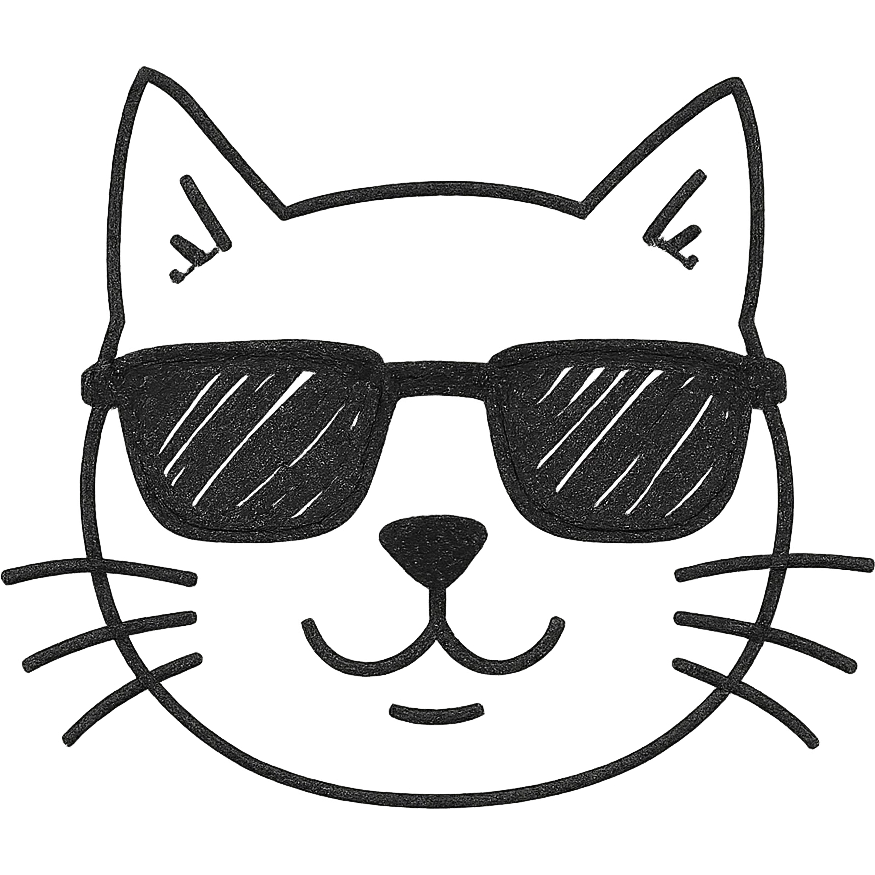 cat wearing sunglasses emoji