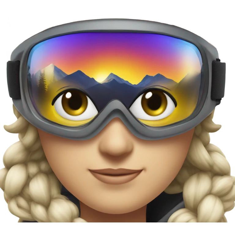 ski goggles emoji