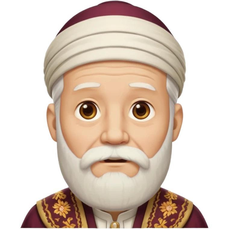 no old man with beard and wearing the traditional cloths  emoji
