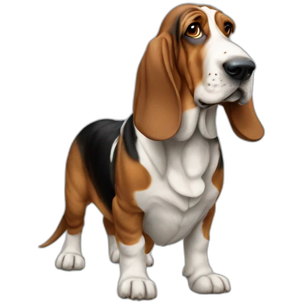 Dog-basset-hound-full-height emoji