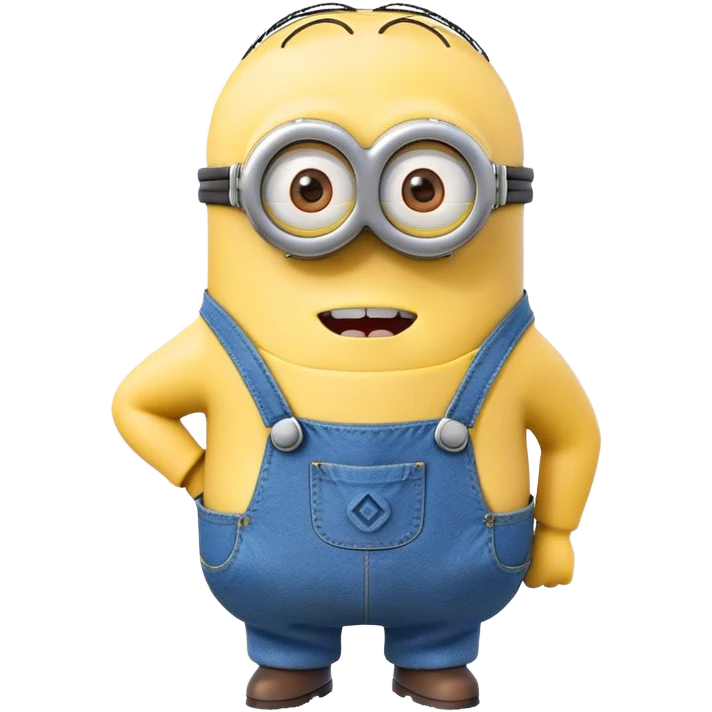 A minion with a shirt that says no gooning  emoji