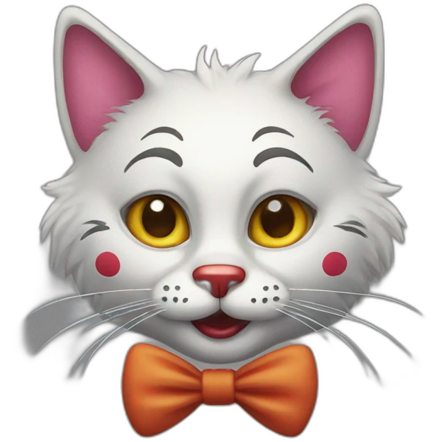 cat clown emoji