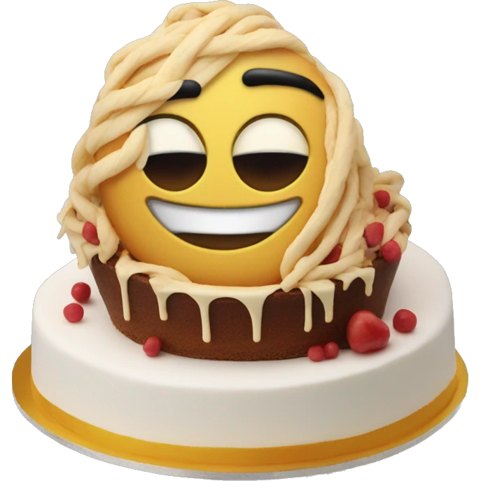 « 100 streak »écrit sur un gâteau  emoji
