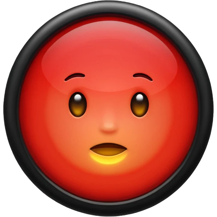 Red Light AND THERE IS NO FACE  emoji