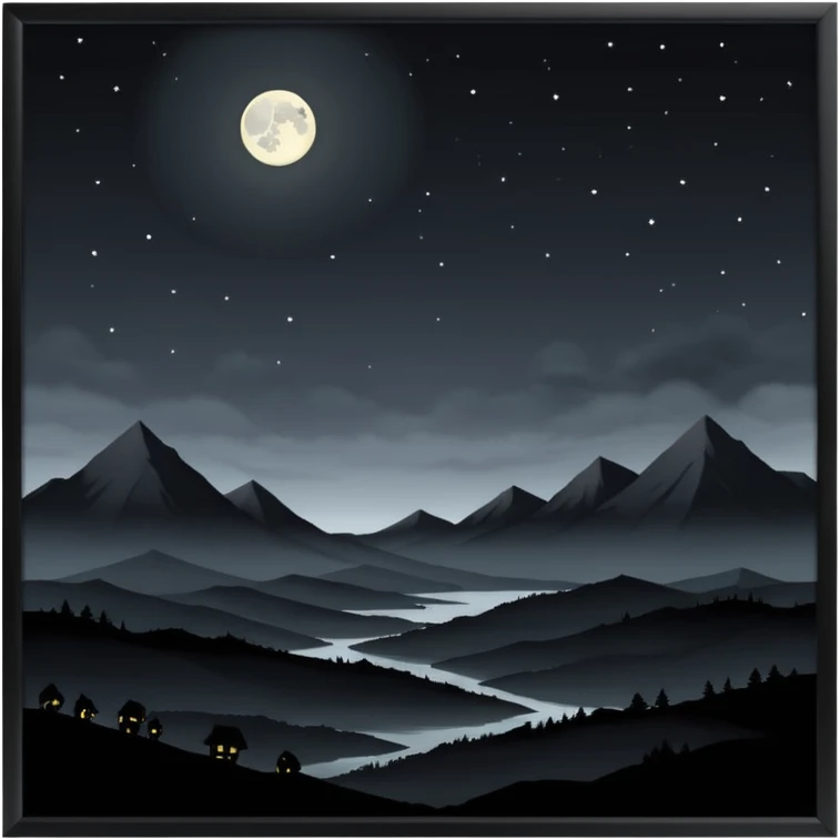 dark and eerie scene, the entire world covered in darkness. The sky is deep black with no stars or light, no moon, no glow just total void and silence. The atmosphere feels ominous and unsettling, as if darkness has swallowed everything. No characters, no visible light sources emoji