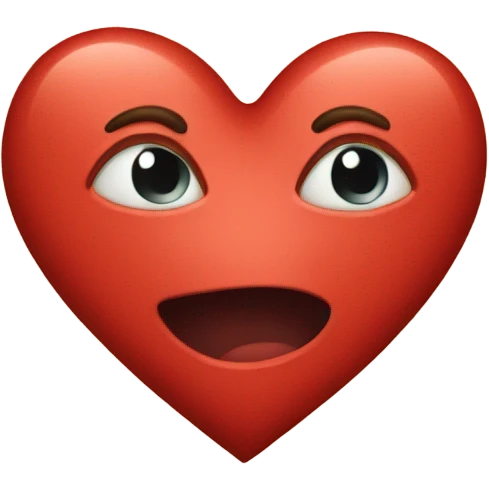 red heart emoji