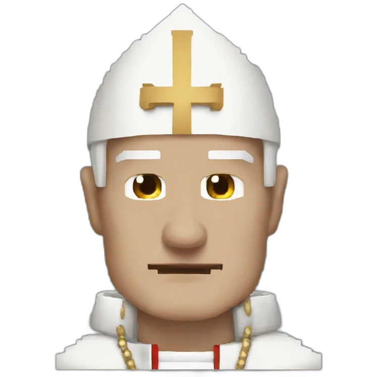 Pope pixelated doom avatar emoji