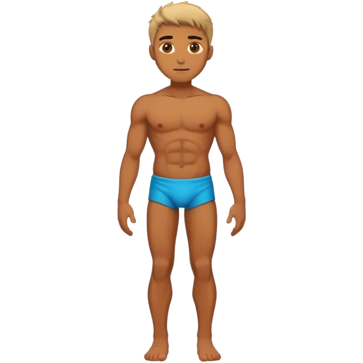 full body modern terminator male human character Konor emoji