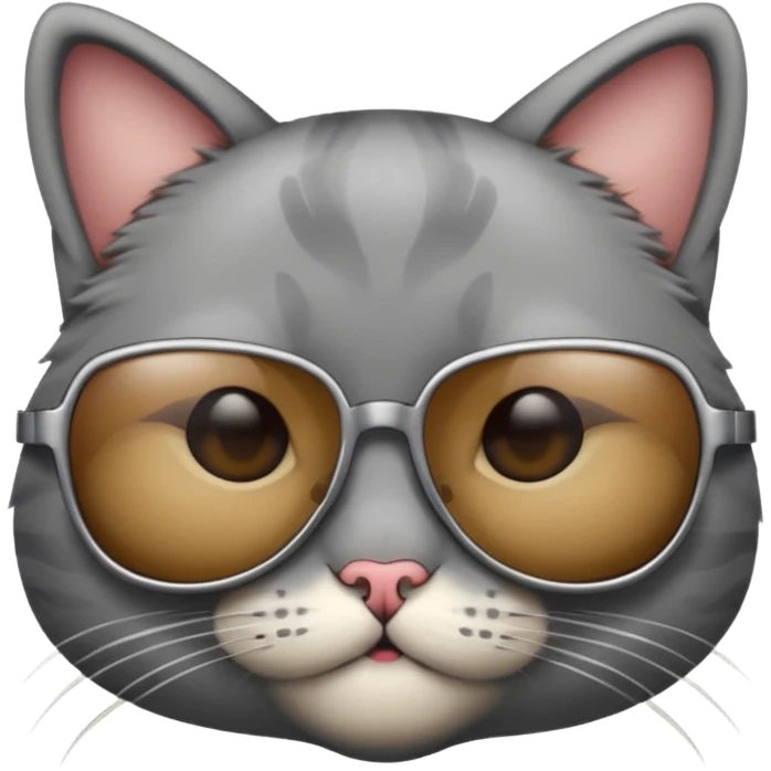 Cat wearing sunglasses emoji