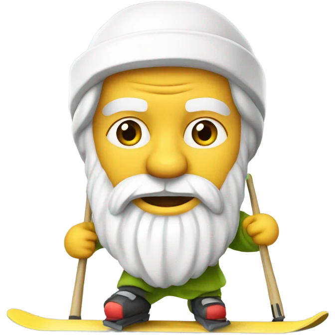 socrates skiing emoji
