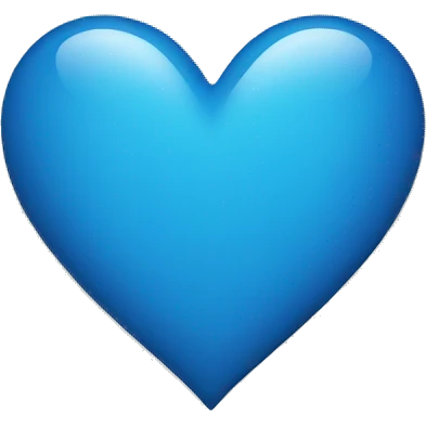 Blue heart emoji