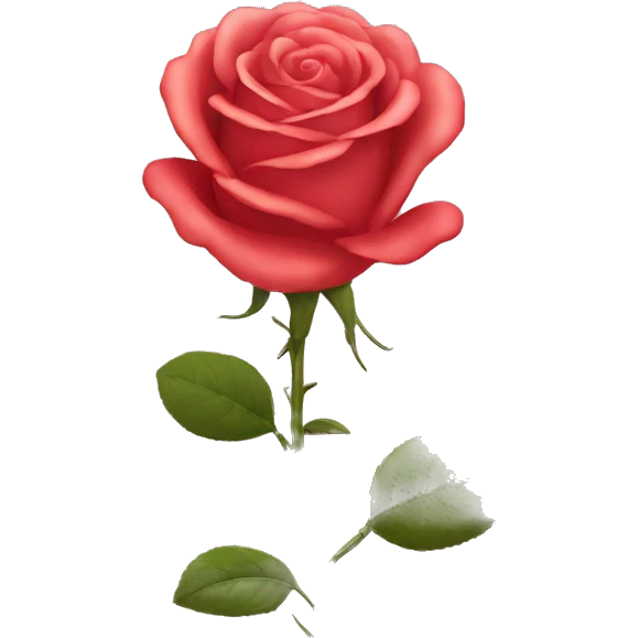 Rose flower  emoji