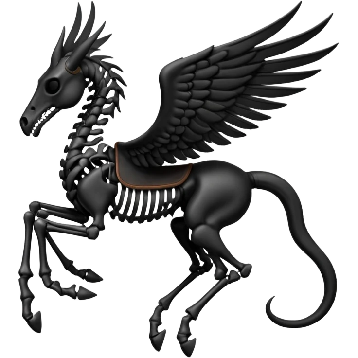 Harry potter thestral saddle emoji