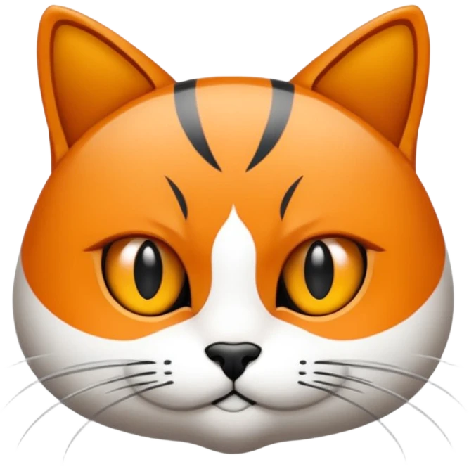 Elinde bicak olan caliko cinsi bir kedi tasma vs hiç bir sey olmasın üstünde bıçağı elinde tutsun gözleride bal rengi emoji