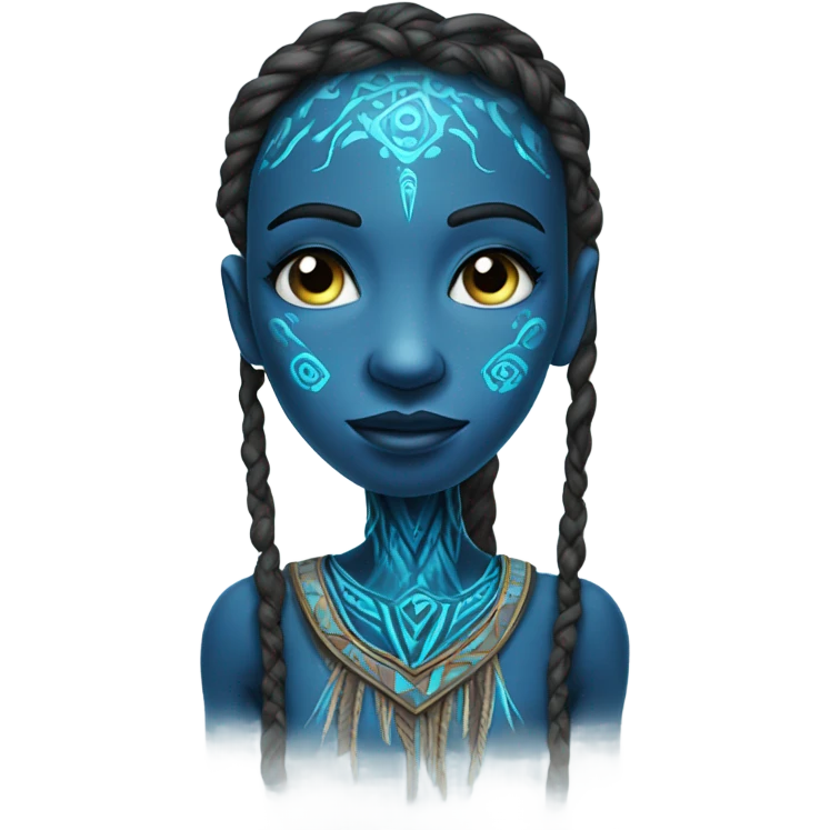 Avatar blue man emoji