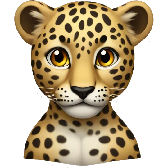 Leopardo con corazon  emoji