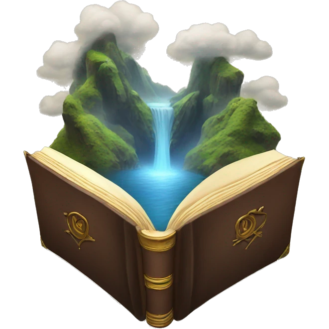 A fantasy book emoji