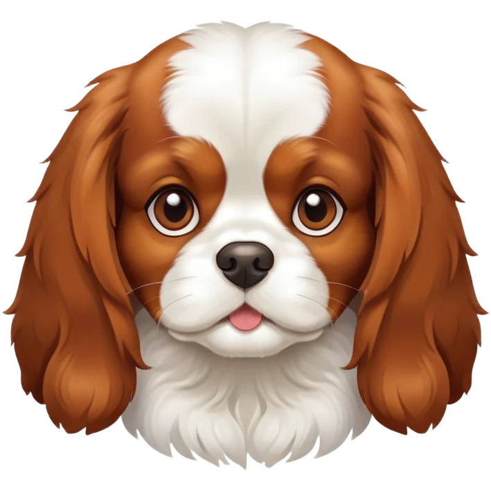 cavalier king charles spaniel dog emoji