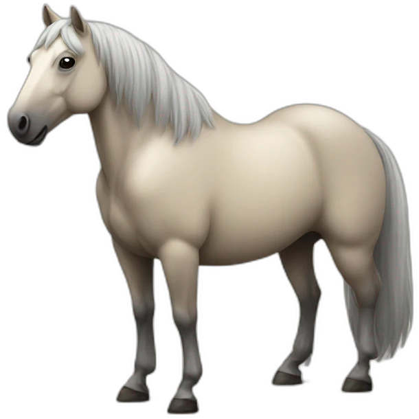 fat horse emoji
