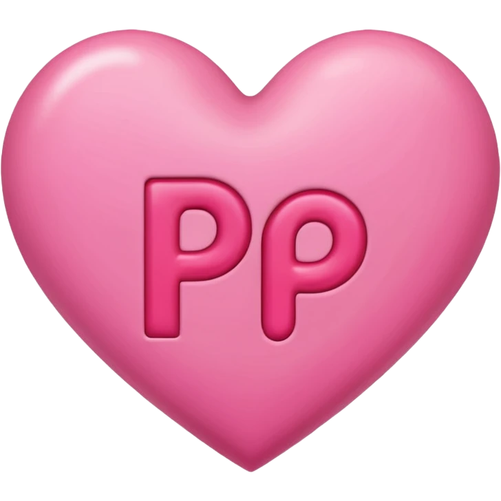 emoji herz mit buchstabe P drin emoji