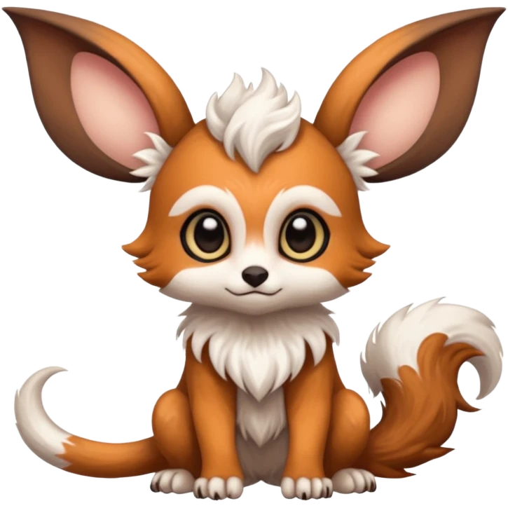 Cool cute fantasy Fionbri-Vernid-creature by griffsnuff & LiLaiRa & Falvie full body emoji