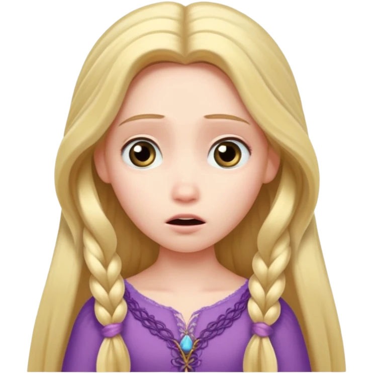 Rapunzel syndrome emoji