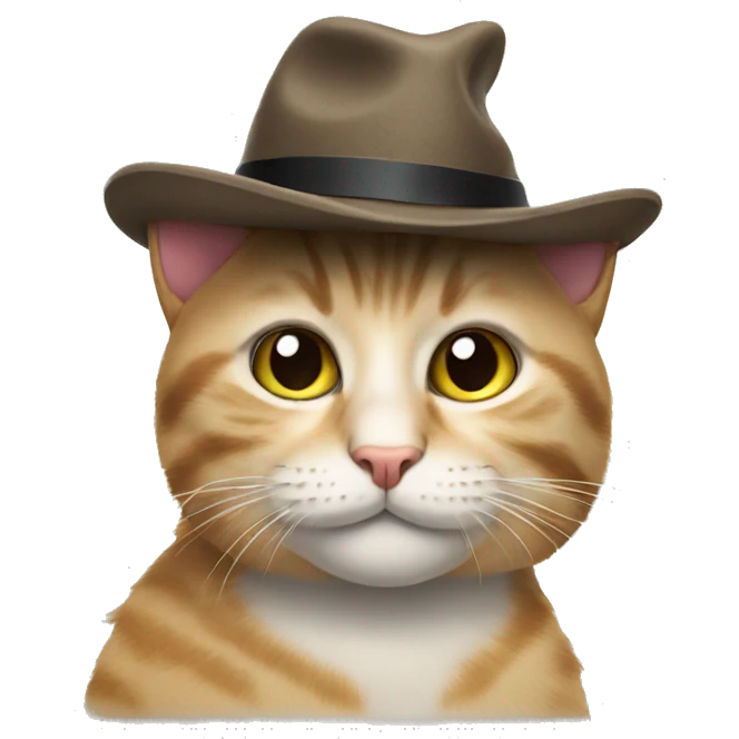cat with hat emoji