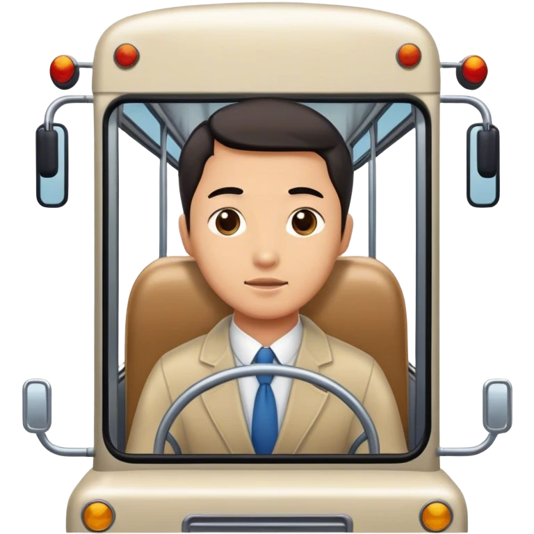 chinese man on a bus emoji