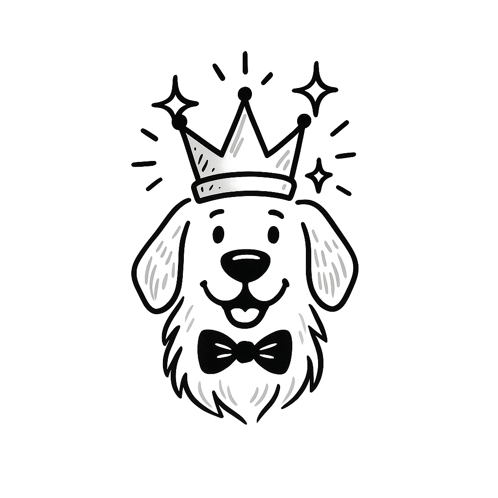 Make the crown sparkle in the style of hand drawn notion doodles, preserving the doodle style look. emoji