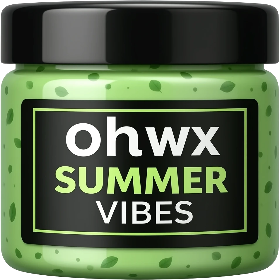 Body scrub made from natural oils green bratz furry girl black summe emoji