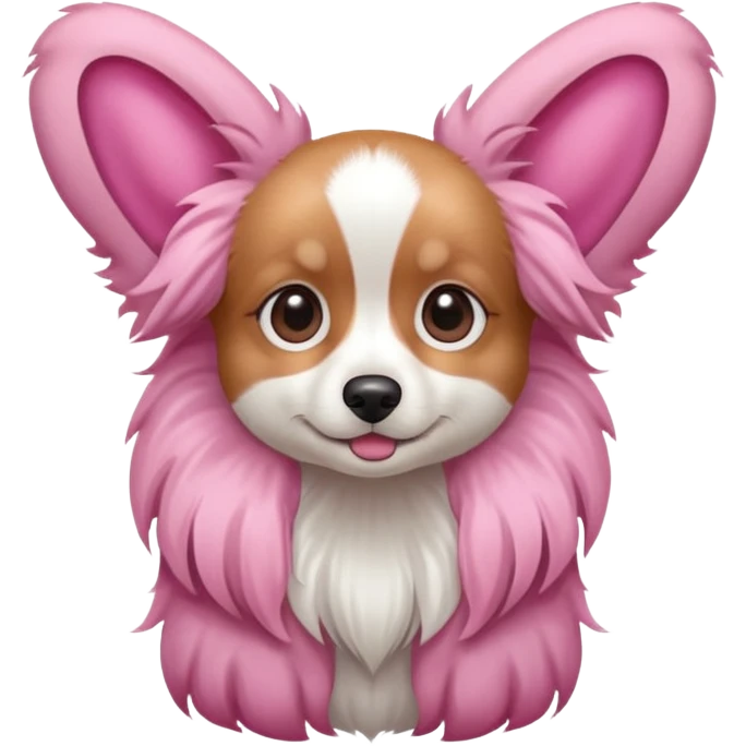 papillon rose  emoji