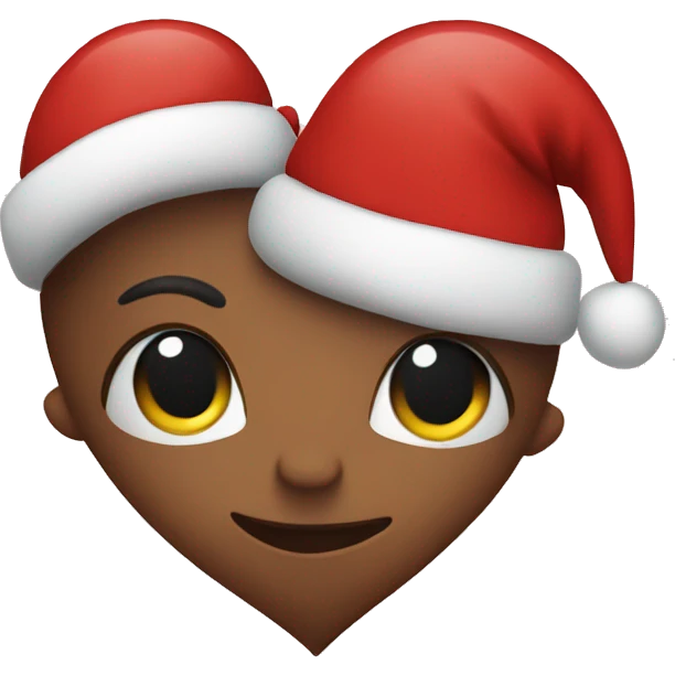Christmas heart emoji