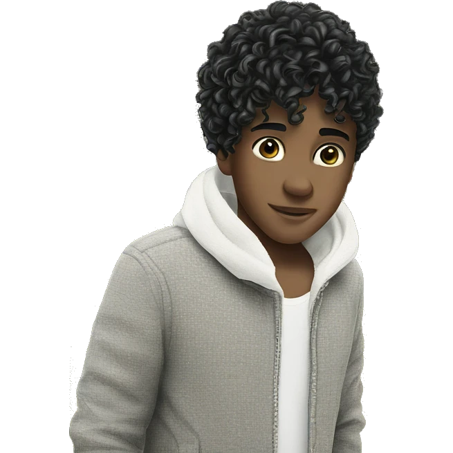 "dark-haired boy" emoji