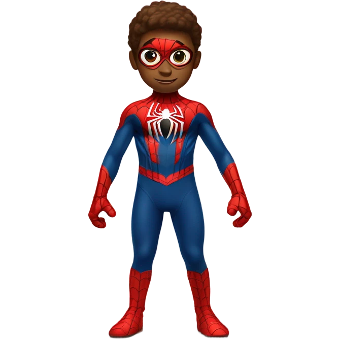 Spider man boy emoji