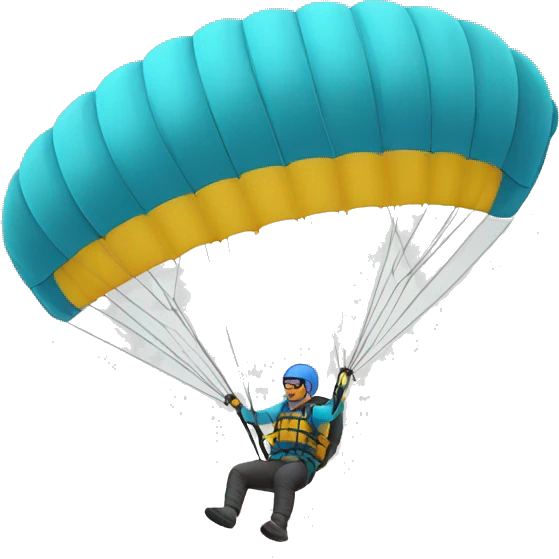 paraglider emoji