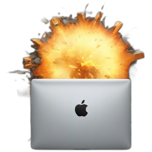exploding-apple-imac emoji
