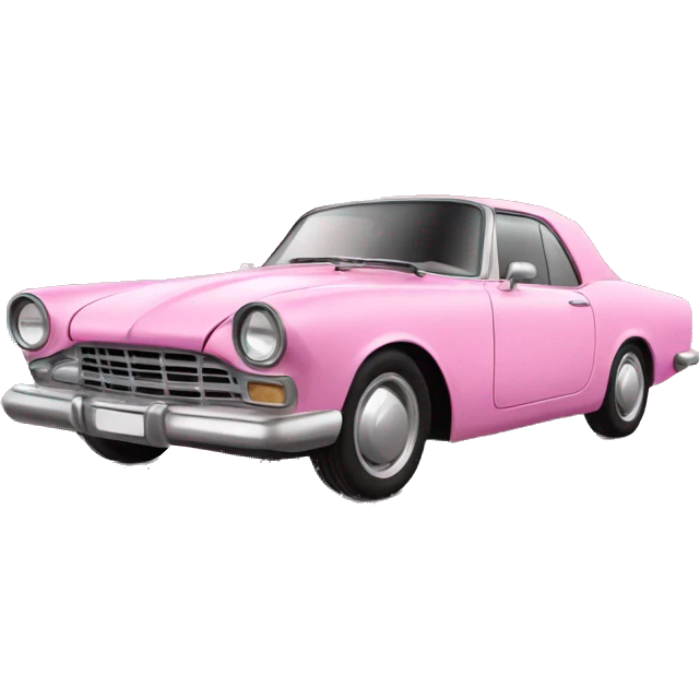 Coche rosa emoji