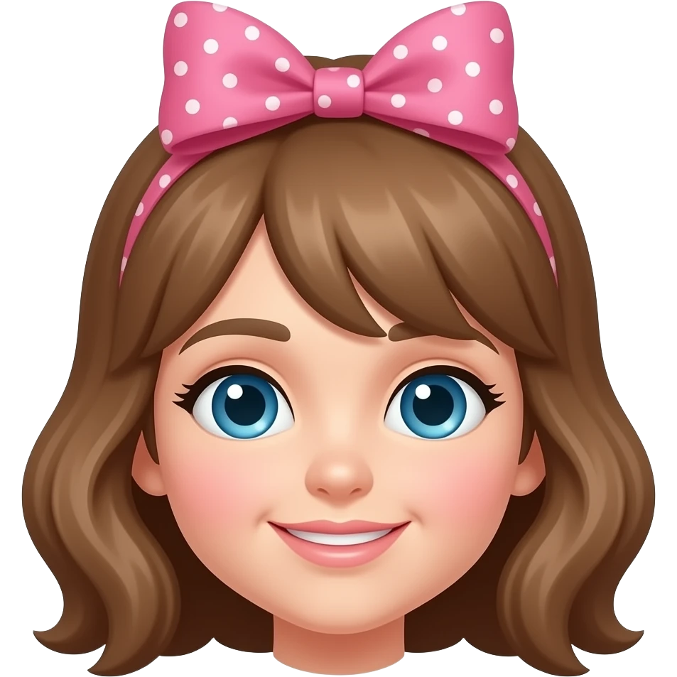 emoji zul de un lazo para el cabello emoji